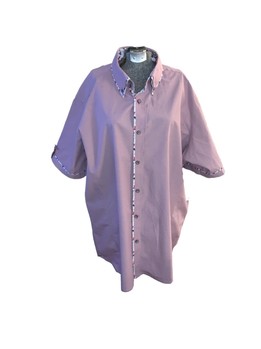 Men's Jermyn & Bond Button-Down Shirt XXL Purple